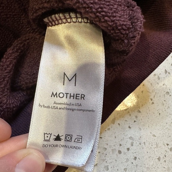 Mother Move It Collection Womens Logo Whip It Hoodie Loungewear Size Medium - Picture 5 of 8